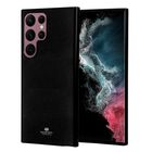 Funda MERCURY GOOSPERY Jelly para Samsung S23 ULTRA Negra Brillos