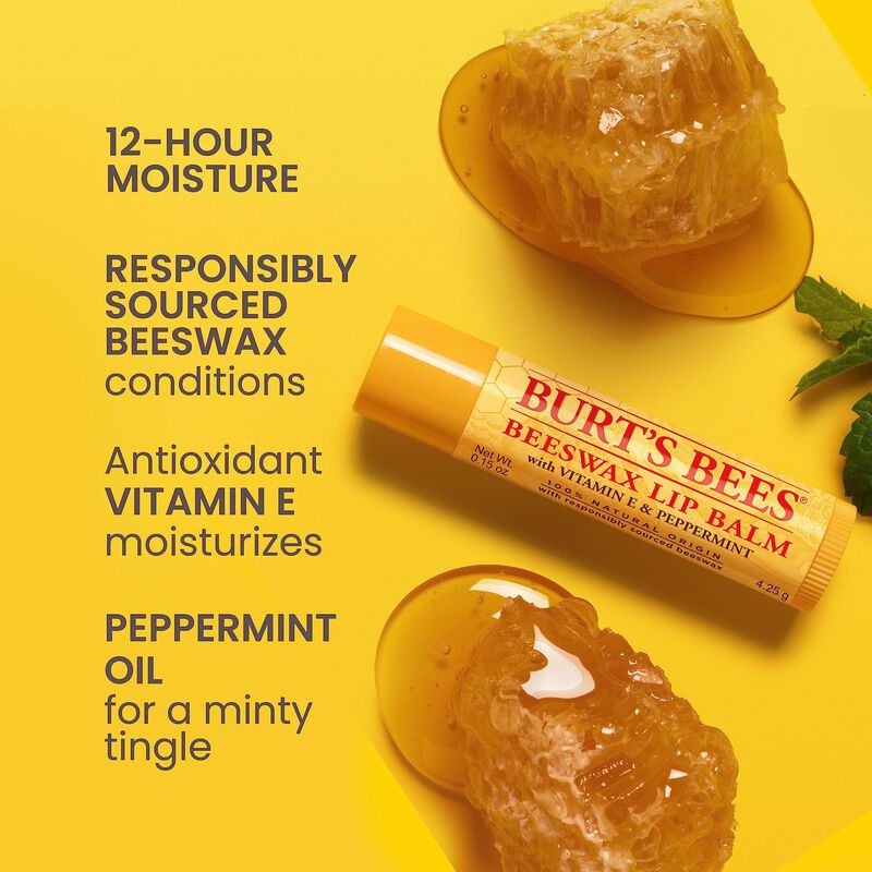 B&aacute;lsamo Labial Burt's Bees Original Beeswax Con... image number null