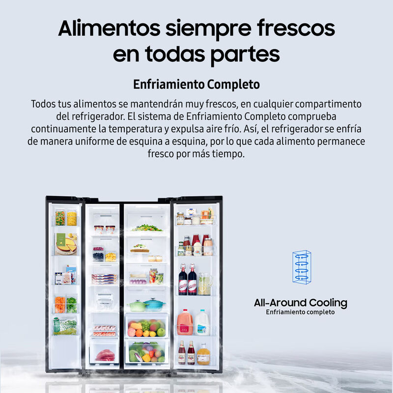 Refrigerador Samsung Sbs 28ft Space Max Ai Ener... image number null