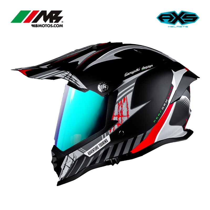 Casco Para Motocicleta Mb Nordica Rojo L image number null