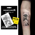 Tatuajes Temporales Inkartlink Ola Del Mar Impermeable