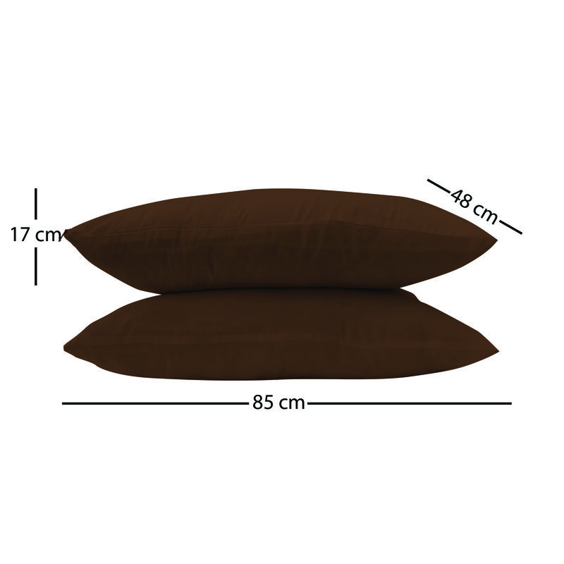 Almohada Tacto Seda con Cierre 2 Piezas image number null