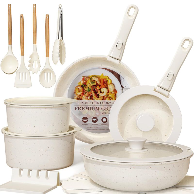 Set De Ollas Y Sartenes Astercook, 21 Unidades,... image number null