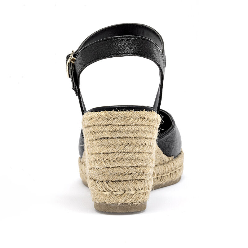 Topflex sandalia cu&ntilde;a para mujer negro cod 1409... image number null