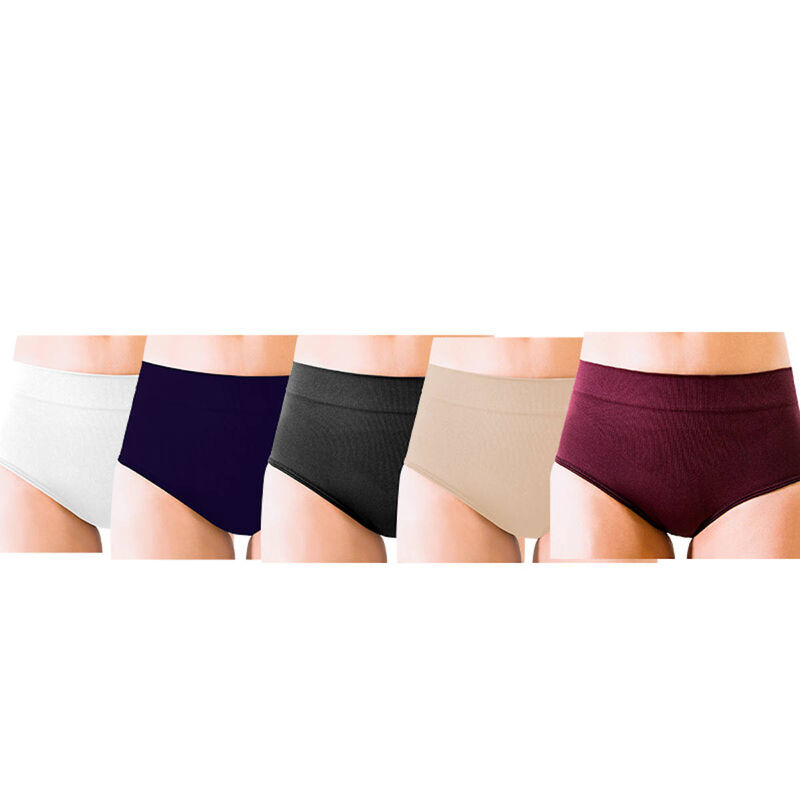 Kit 5 Pantys sin Costuras Control en Abdomen y ... image number null