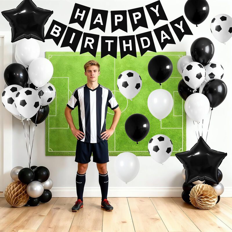 Kit De Decoraci&oacute;n Para Cumplea&ntilde;os De F&uacute;tbol Dag... image number null