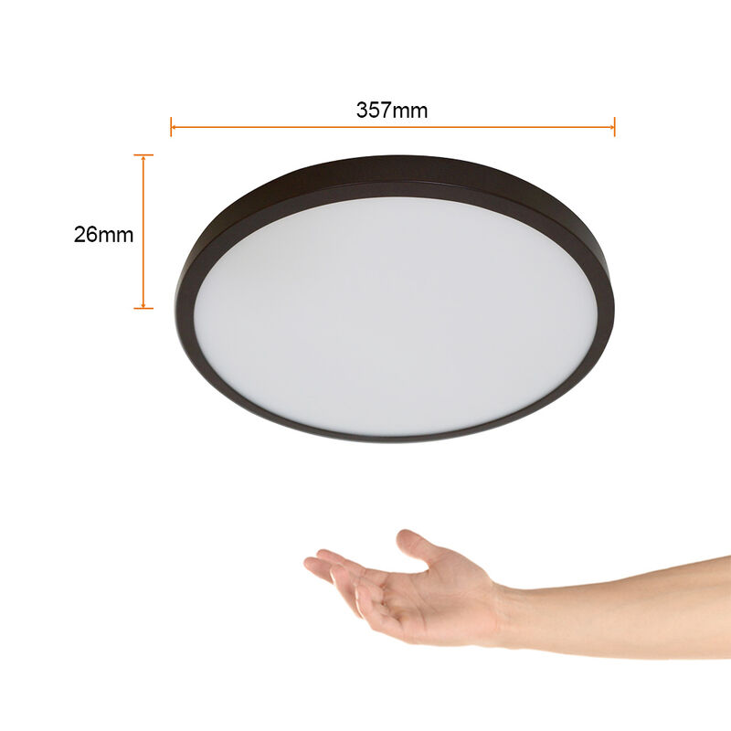 Lámpara Plafón LED Techo 21 W, Luz Blanca Ajust... image number null