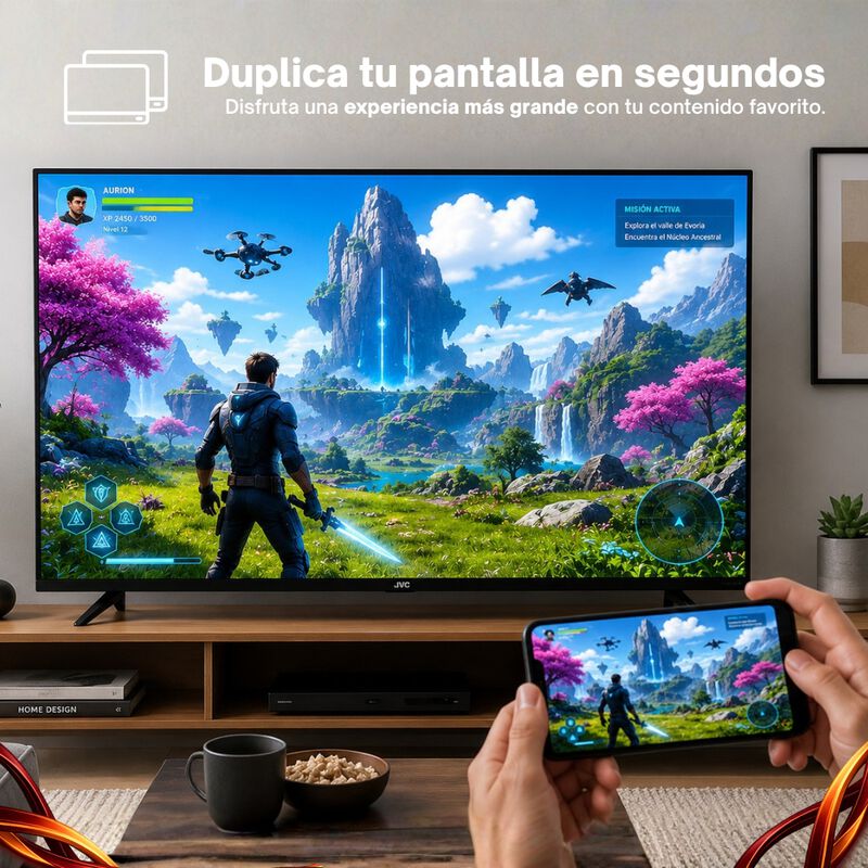 Jvc Pantalla Smart Tv 40 Pulgadas Full Hd Led R... image number null