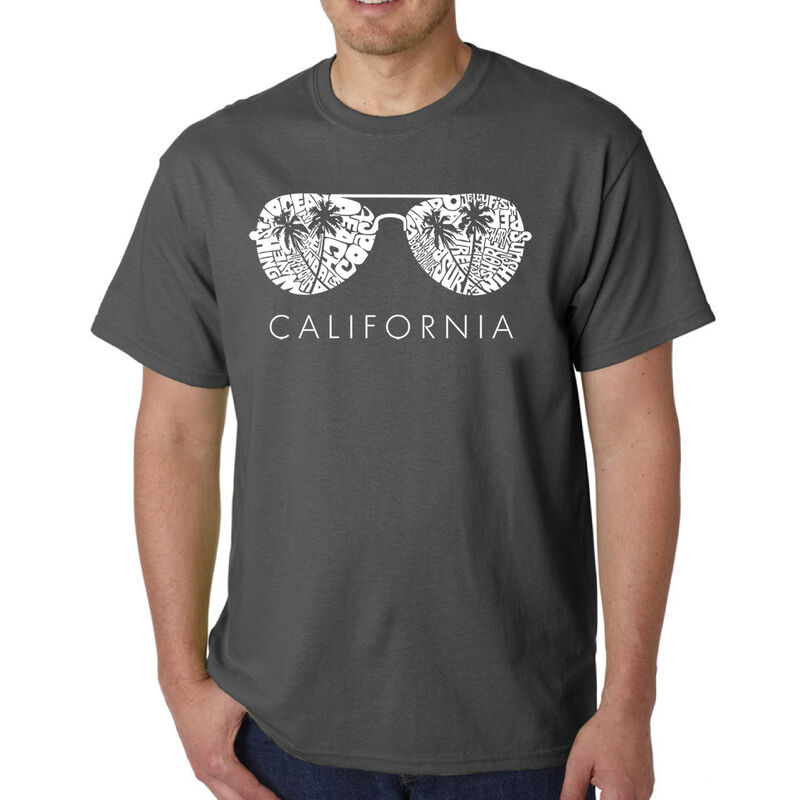 Camiseta Word Art Para Hombre - Lentes Californ... image number null