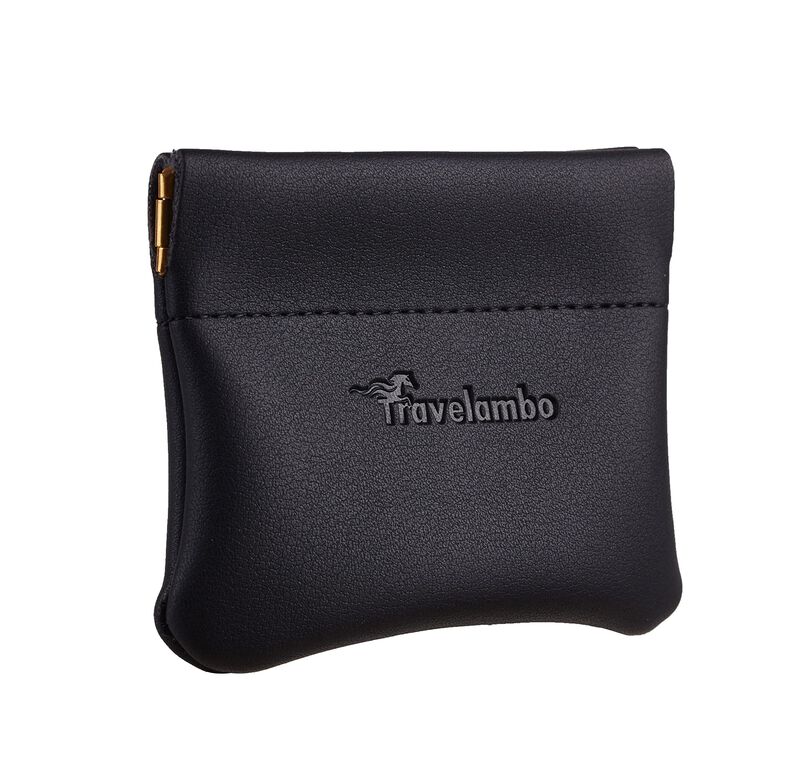 Monedero Travelambo 9 cm Vintage Negro Con Cier... image number null