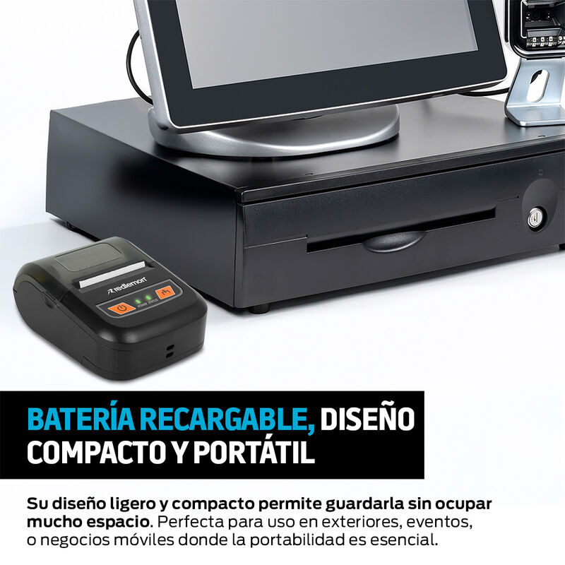 Impresora Portátil Mini Inalámbrica Bluetooth P... image number null