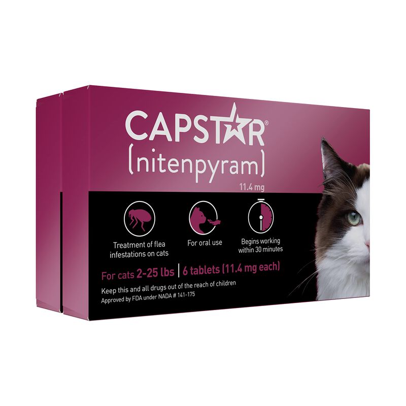 Tratamiento Oral Contra Pulgas Capstar Para Gat... image number null