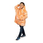 Pijama Infantil Unitalla Sudadera Cobija Roomi Coomfi Color  Naranja