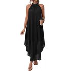 Vestido Maxi Prettygarden Tirantes Negro Talla M