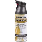 Rust-Oleum 314558 - Pintura en aerosol universal, color negro metálico