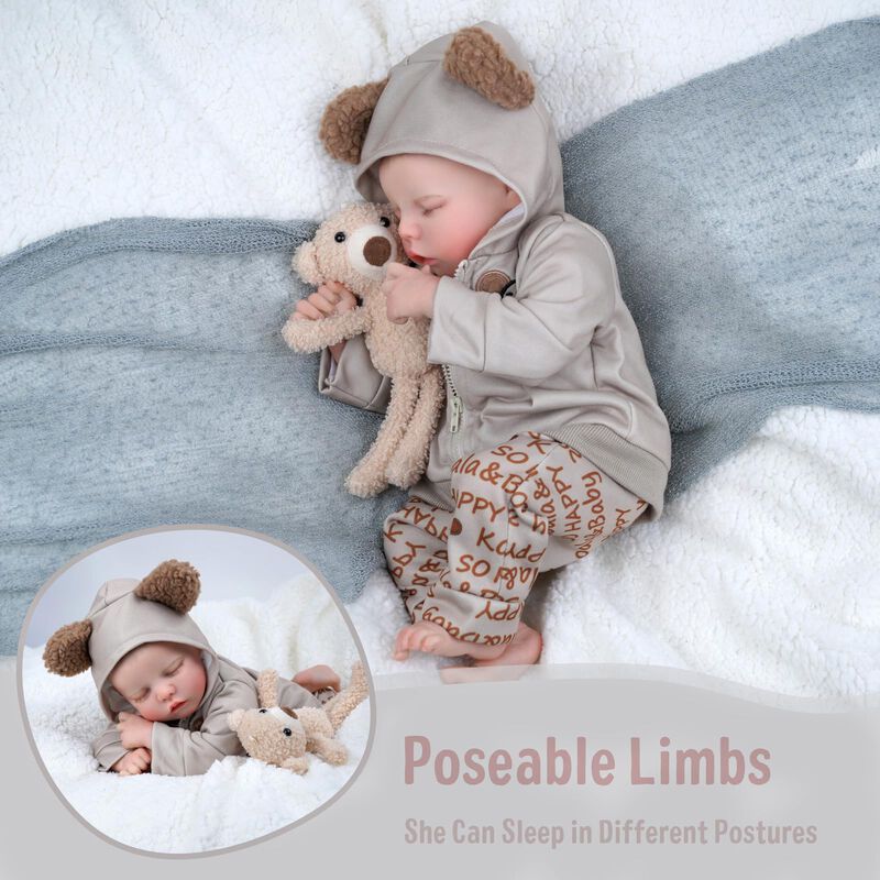 Mu&ntilde;eca Reborn Jizhi Realistic Girl De 43 Cm Con... image number null