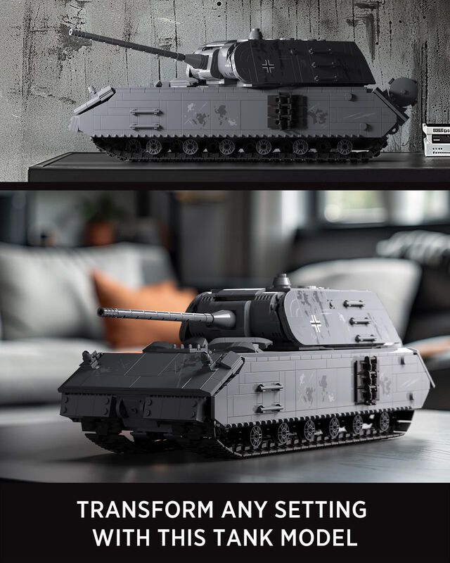 Modelo De Construcci&oacute;n Nifeliz Maus Tank Ww2 Pa... image number null