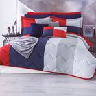 EDRED&Oacute;N LAVABLE NAVY 2V C/F Y C/C BIES ROJO MAT/XL