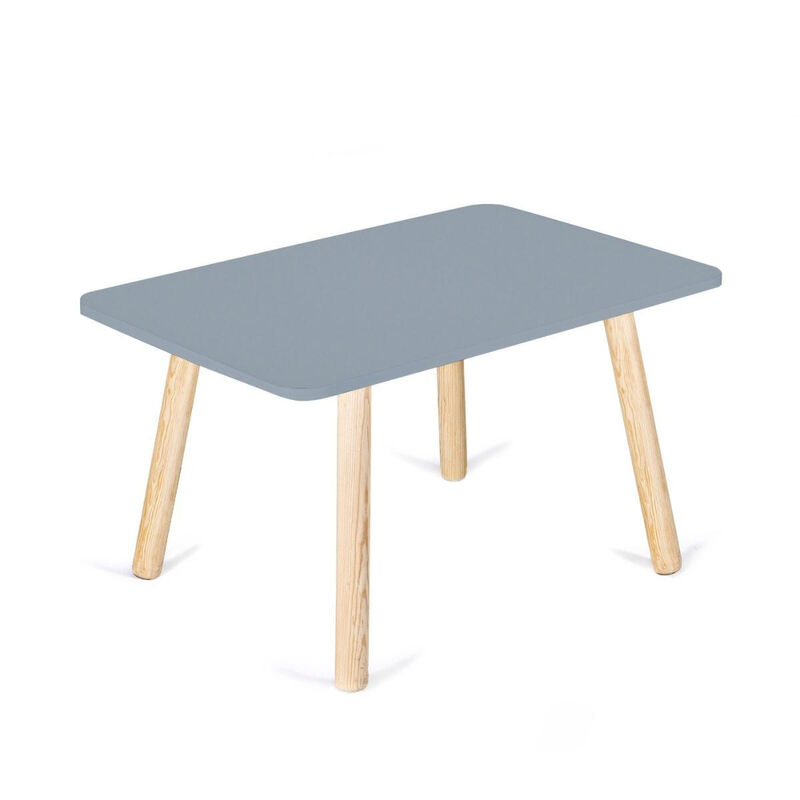 Mesa Rectangular Amplia de Madera para Niños Y ... image number null