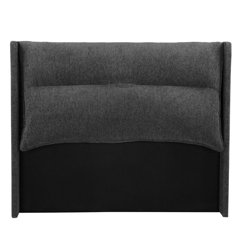 Cabecera Queen Size Dicasa Becca Gris Carb&oacute;n image number null