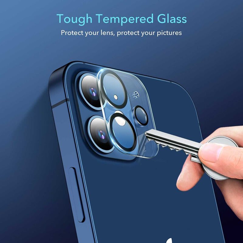 Mica Vidrio Esr Para iPhone 12 (2 Piezas) Prote... image number null
