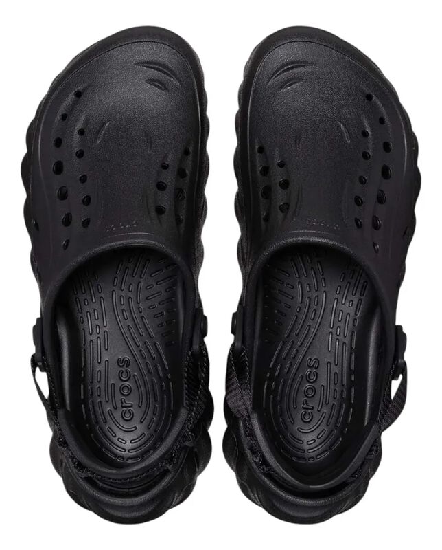 Sandalia Crocs Echo Clog  Unisex Adulto Negra image number null