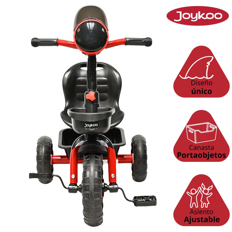 Triciclo para Niños Torreta con Luz y Sonido Ru... image number null