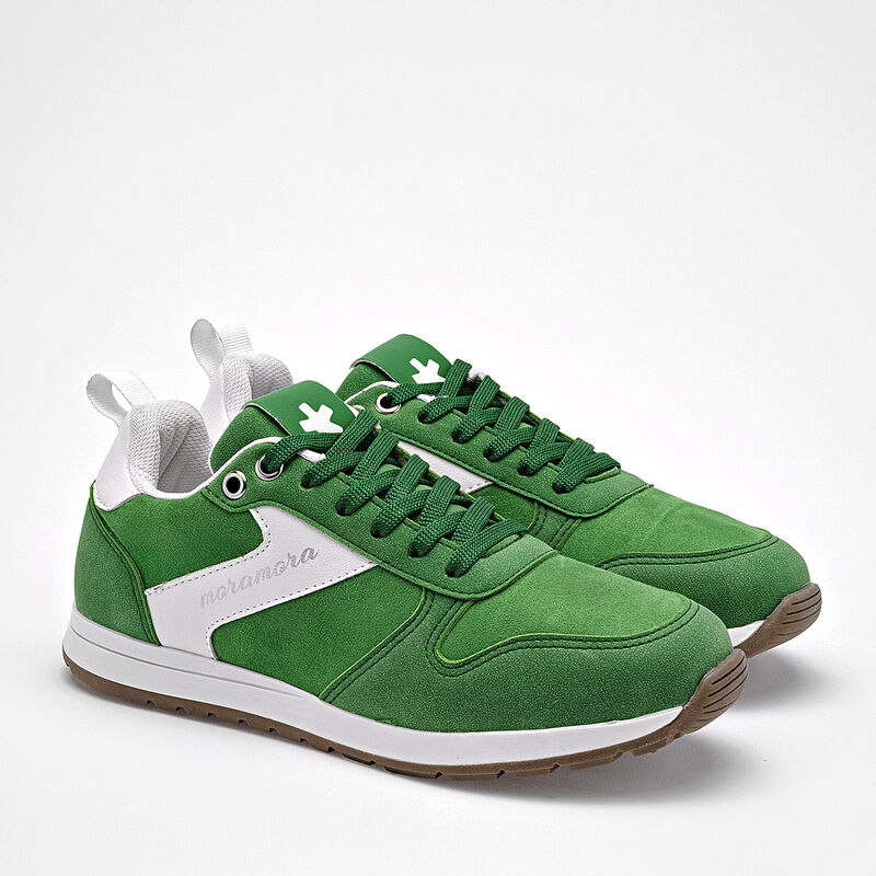 Moramora tenis para mujer verde blanco cod 1407... image number null