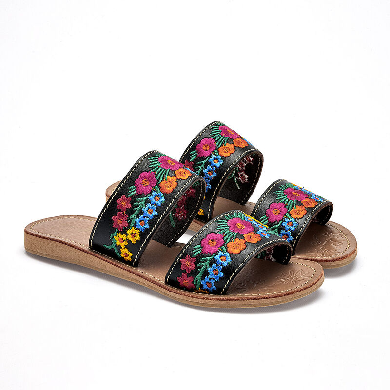 Mora Tierra sandalia artesanal piel para mujer ... image number null