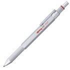 Lapicera Rotring 600 3-en-1 Plateada Multicolor Con Bol&iacute;grafo Y Portaminas