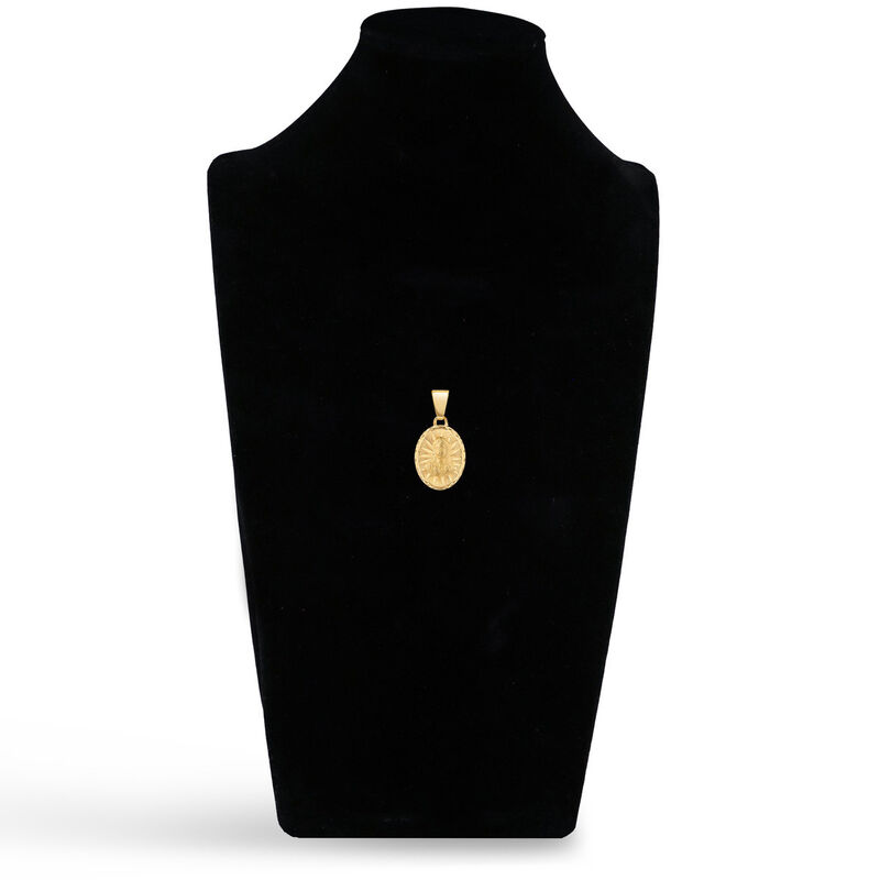 Medalla Ovalada Oro Amarillo 14K Virgen Busto 1... image number null