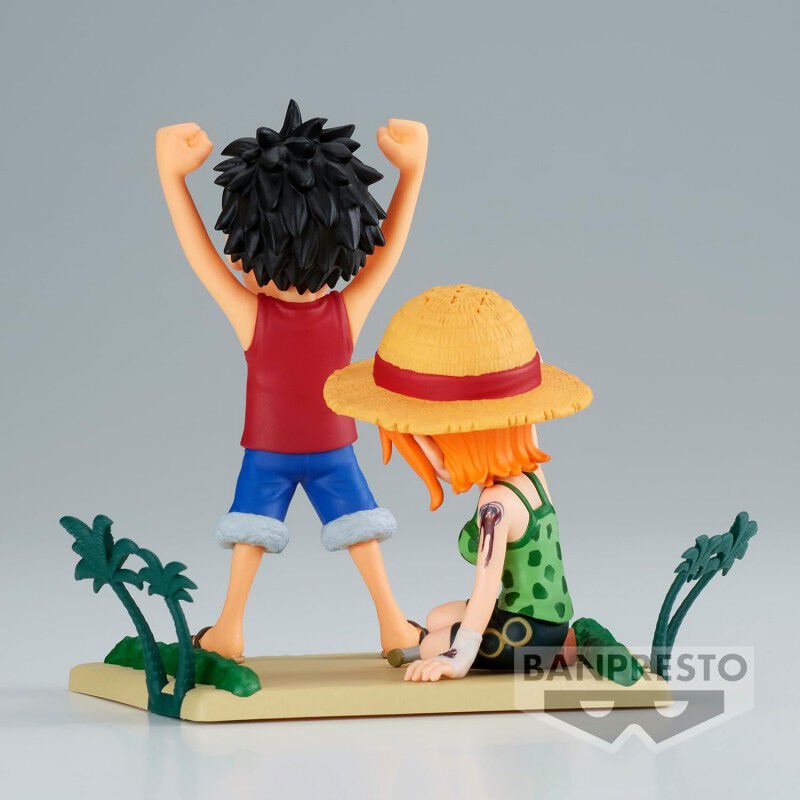 Figura Monkey D. Luffy & Nami One Piece Log Sto... image number null