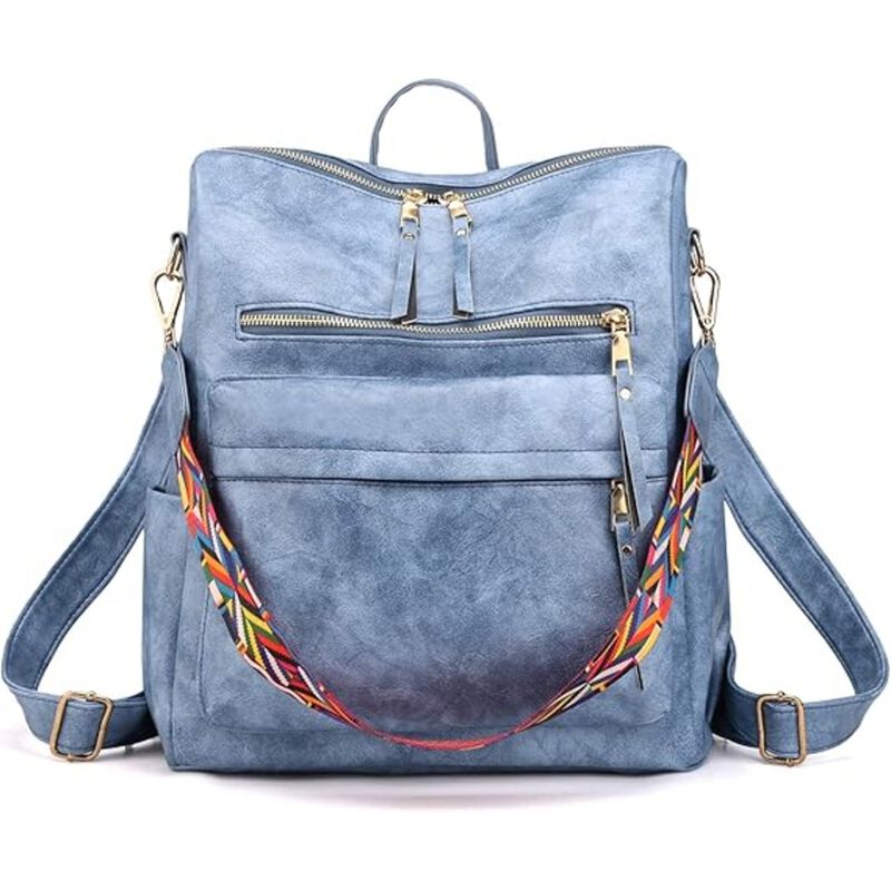 Mochila Urbana Azul Liso 16 Litros image number null