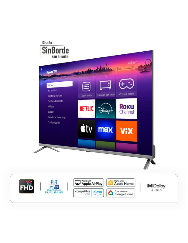 Smart TV Hyundai FHD Roku TV HYLEDRIM 43" image number null