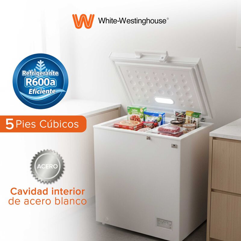 White Westinghouse  Congelador 5 Pies 145 L Rue... image number null