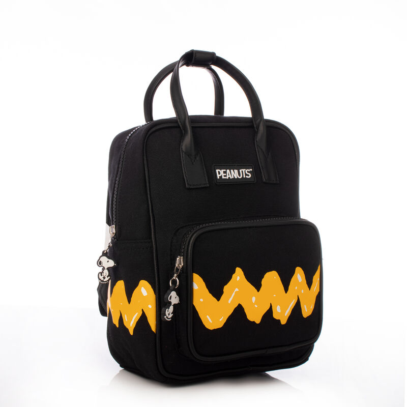 Mochila Mini Backpack Charlie Brown Negro Peanu... image number null