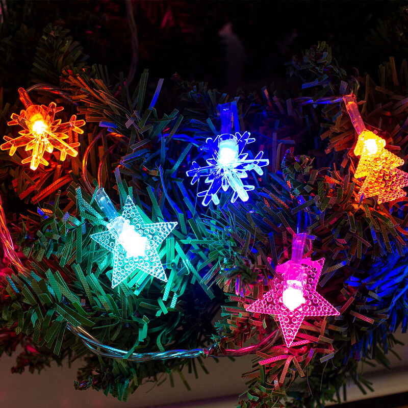 Serie Navide&ntilde;a 20led Figuras Navide&ntilde;as Luz Mult... image number null