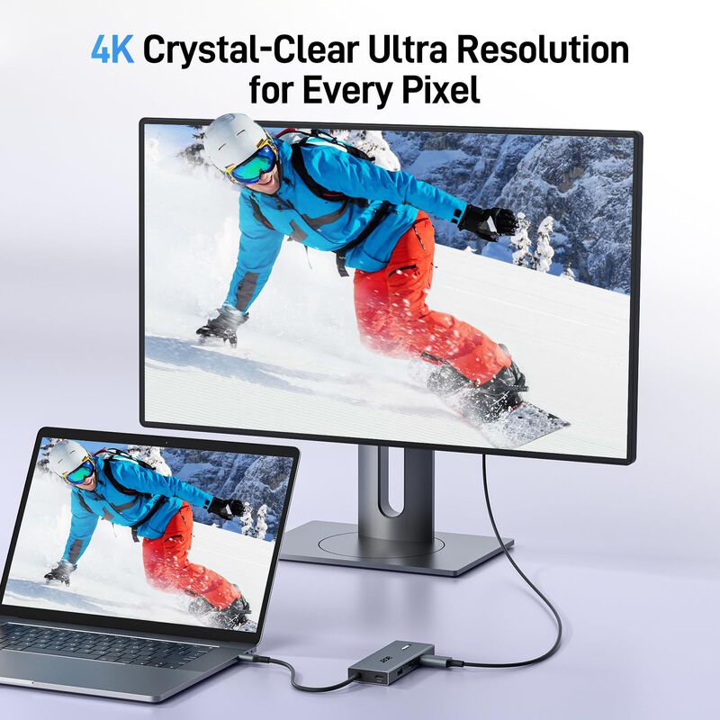 Estaci&oacute;n De Carga Usb C Acer Dual Hdmi 4k 100w ... image number null