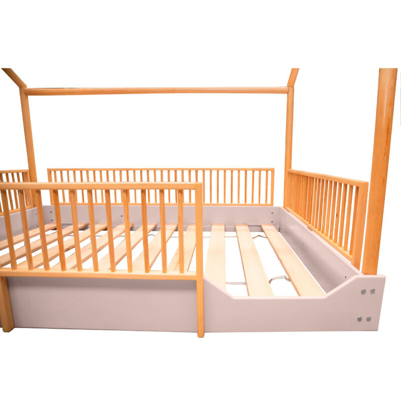 Matrimonial - Cama Casa Montessori de Madera Du... image number null