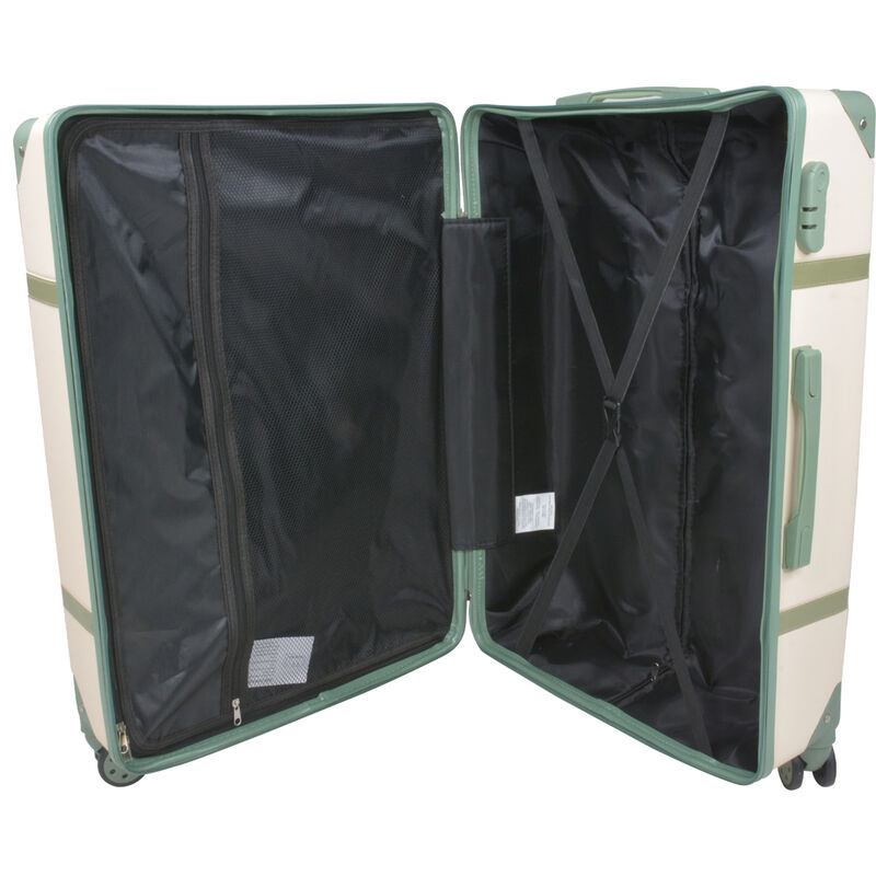 Set 4 Maletas Vintage Beige Retro Tipo Baul image number null