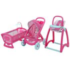 Carriola Cuna Silla Para Muñecas Prinsel Para Niñas Juguete