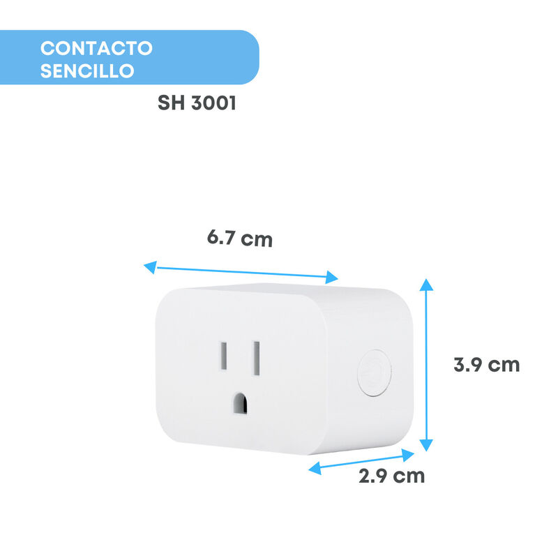 Pack 5 piezas Enchufe Inteligente Sencillo Smar... image number null