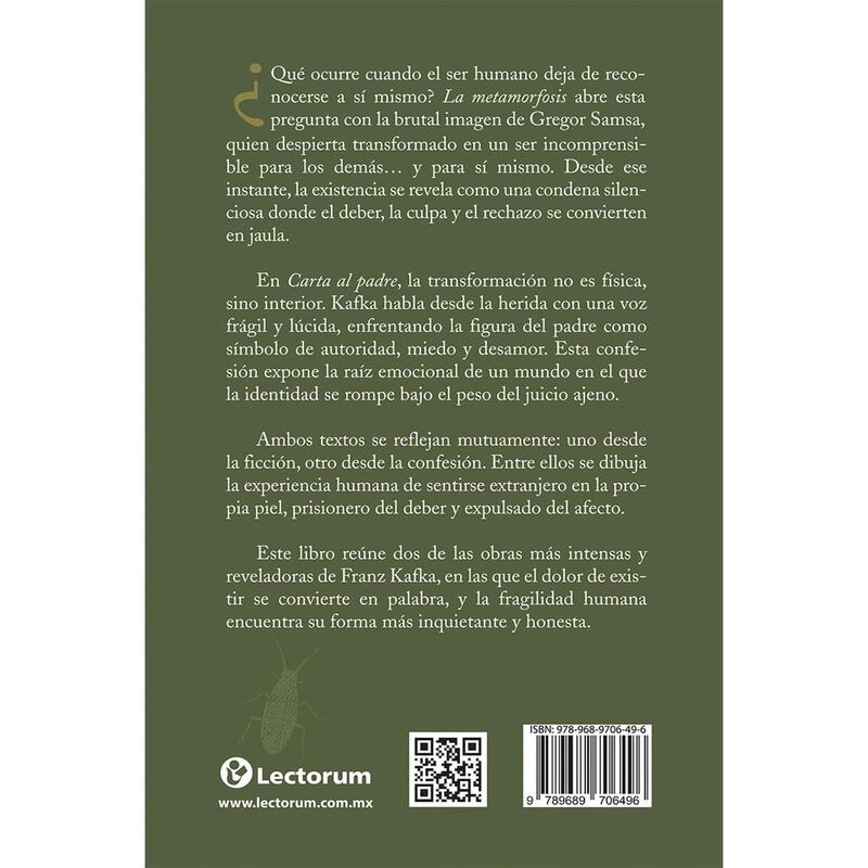 Metamorfosis/Carta al padre, de Franz Kafka, Le... image number null