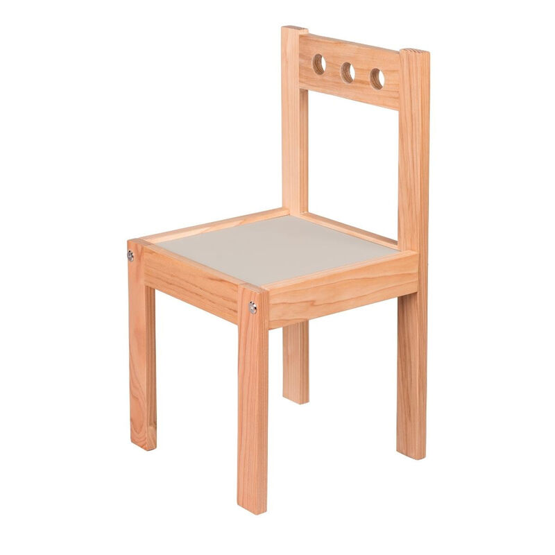 Silla Nórdica de Madera para Niños Pequeños y N... image number null