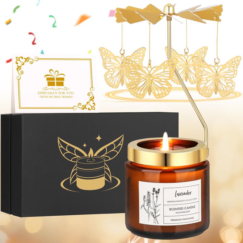 Vela Jumbow Absord Con Aroma A Lavanda Y Soport... image number null