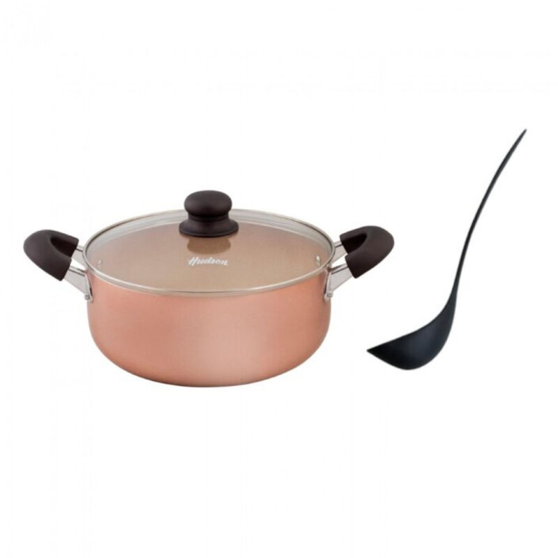 Cacerola Olla HUDSON 24 cm ACD07C Aluminio con ... image number null