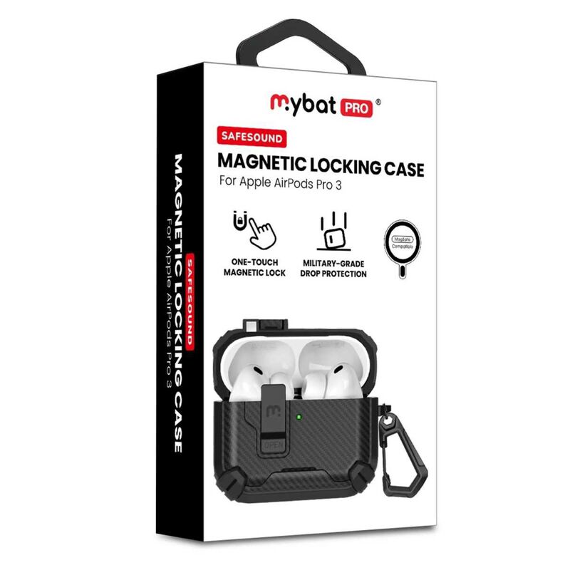 Funda Mybat Para Airpods Pro 3 Magnetica Negra image number null