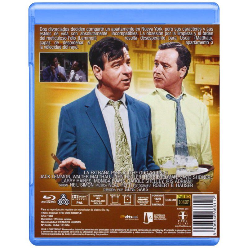 La Extra&ntilde;a Pareja Bdr 1968 The Odd Couple image number null