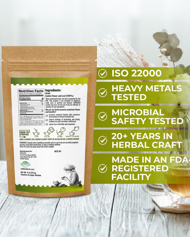 T&eacute; Wildfield Herbs 113 g Flor De Tilo (tilia Co... image number null