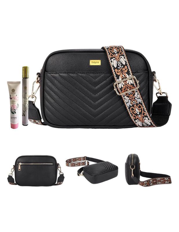 Bolsa Crossbody Pink Brule Sunset Serenity Para... image number null